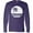 Purple, variant on Inktastic San Diego California Beach Long Sleeve T-Shirt