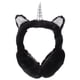 thumbnail image 3 of Orejeras de peluche de cuerno de unicornio ajustables para invierno y otoño., 3 of 5
