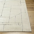 thumbnail image 4 of Livabliss Area Rugs for Living Room, 5x7 Freud Modern Ivory Rug, Bedroom Dining Room Home Decor Stain Resistant Carpet (5'3" x 7'), 4 of 7