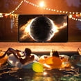 thumbnail image 3 of fashionhome 4:3 Ratio Projection Film Indoor Home Theater Wide View Angle Foldable Projection Screen, 92 Inch, 3 of 9