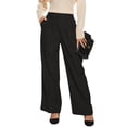 thumbnail image 1 of Pantalones anchos FUNYYZO pantalones de negocios de cintura alta para mujer, 1 of 7