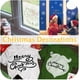 thumbnail image 5 of Plantilla de ventana de Navidad, 16 piezas, plantillas de Navidad reutilizables para niños y adultos, plantilla de Navidad de plástico para pintar ventanas, álbumes de recortes y manualidades (5 x 5 pulgadas) oso de fresa Electrónica, 5 of 5