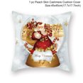 thumbnail image 3 of Funda de cojín navideña de Papá Noel, decoración navideña para el hogar, regalo de Navidad 2024, adornos navideños, Año Nuevo 2025, 3 of 5