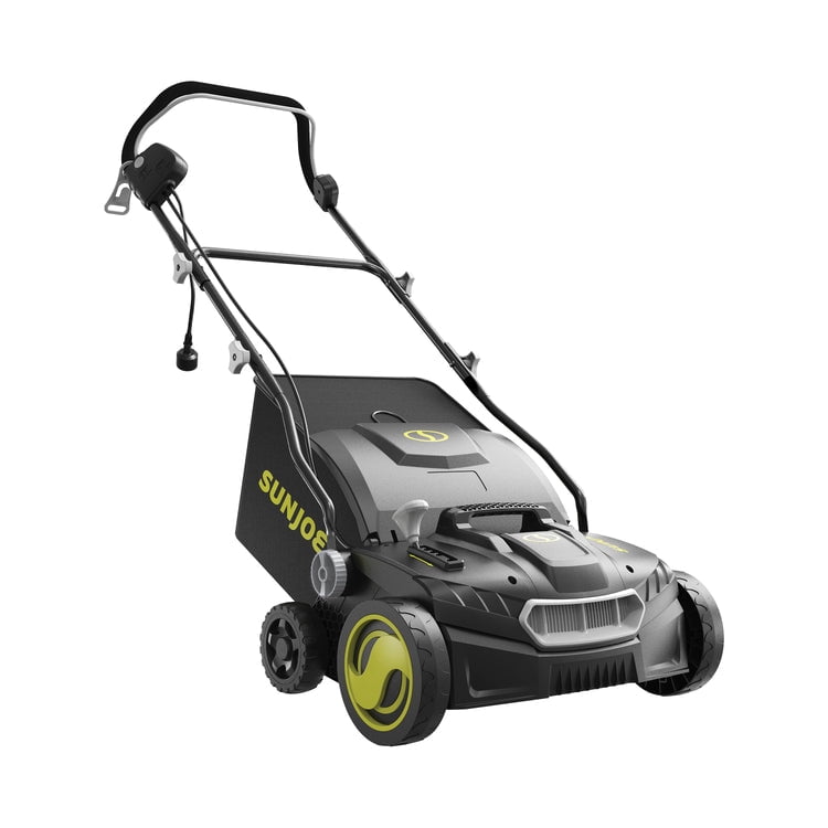 Sun Joe AJ808E Electric Lawn Dethatcher Scarifier 15-inch 15-Amp