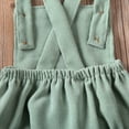 thumbnail image 4 of SUNSIOM Newborn Baby Corduroy Sleeveless Romper Solid Color Backless Jumpsuit, 4 of 5