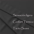 thumbnail image 4 of Juego de Sábanas Microfibra Suave Color NegroTalla Individual | Juego 3 Piezas Ajustables y Resistentes Kyuden Home, 4 of 5