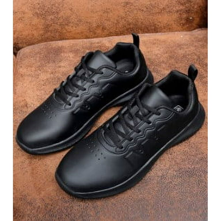 Non Slip Work Shoes for Men Waterproof Slip Resistant Food Service Restaurant Kitchen Chef Shoes Lightweight Comfort Walking Sneaker Casual Shoe