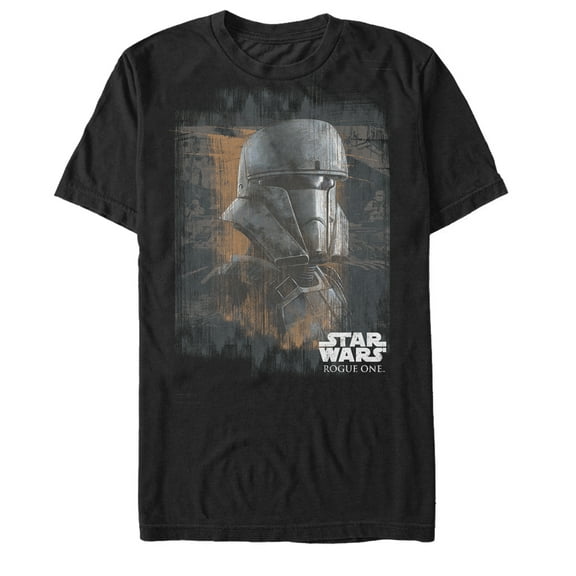 Men's Star Wars Rogue One Tank Trooper Profile Graphic Tee Black 3X Large
