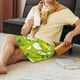 thumbnail image 5 of Balery Green Apple Pantalones cortos de pijama de punto de algodón para hombre con cinturilla y bolsillos-Medium, 5 of 6