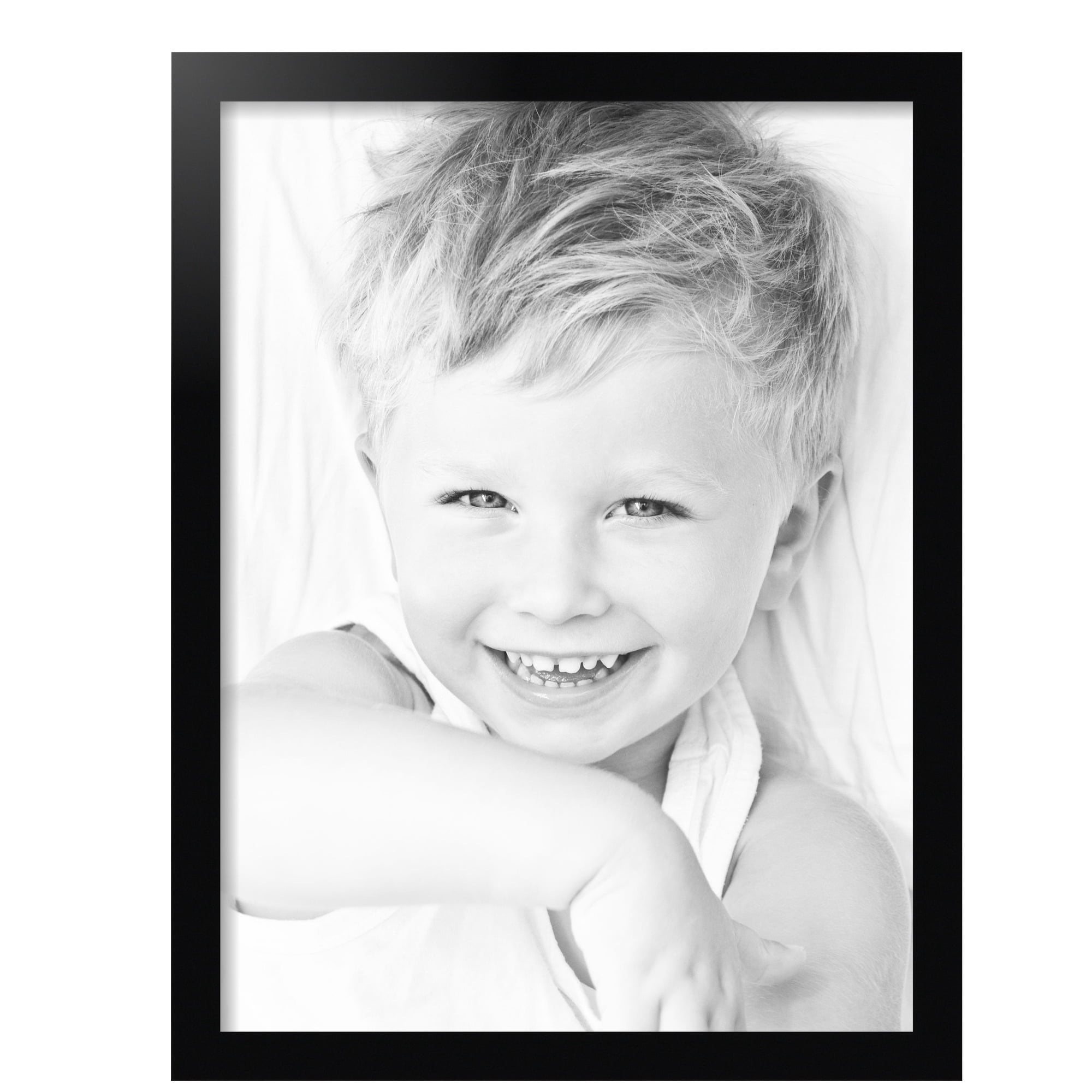 ArtToFrames 18x24 Inch Black Picture Frame, This Black MDF Poster Frame is Great for Your Art or Photos, Comes with 060 Plexi Glass (4267)