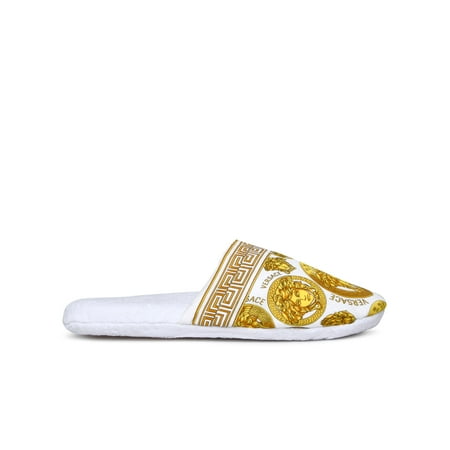 

VERSACE HOME CIABATTE BAROCCO IN COTONE BIANCHE