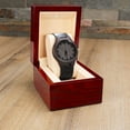 thumbnail image 7 of I Hooked The Best Dad Gift For Father Engraved Wooden Watch, 7 of 7