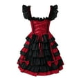 thumbnail image 3 of TAIAOJING Women Sweet Vintage Gothic Dress Lace Court Party Dresses, 3 of 5