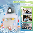 thumbnail image 5 of Jarra de agua, botella de agua grande deportiva a prueba de fugas para beber diariamente, entrenamiento en gimnasio al aire libre, 5 of 5
