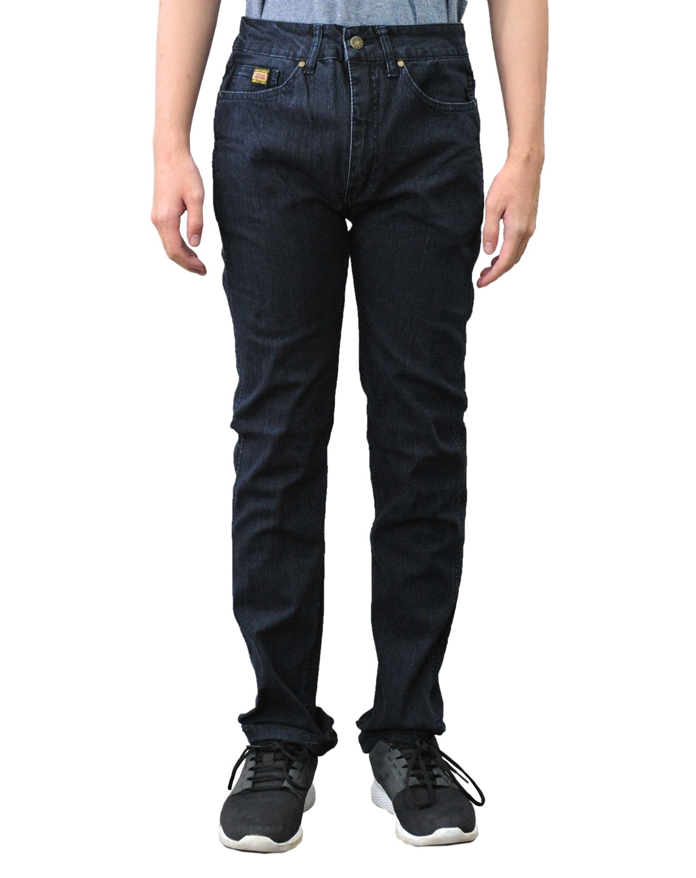 Caesar Mens Skinny Stretch Jeans Slim 