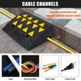 thumbnail image 4 of Rubber Curb Ramp - 6" Rise Height, 14.6" Width, 19.3" Length for Sidewalk and Driveway - Heavy Duty for Forklifts, Trucks, Buses, Cars, Wheelchairs, Bikes, 4 of 7