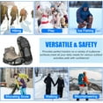 thumbnail image 6 of Ice Snow Cleats for Shoes and Boots,Walk Traction Cleats Crampons for Men Women Walking on Ice and Snow Anti Slip 24 Teeths Shoes Ice Traction Cleats, 6 of 6