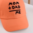 thumbnail image 6 of Infant Baseball Cap with MOM+DAD=ME Lettering Embroidered Cotton Sun Hat for Outdoor Travel and Beach, 6 of 8