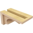 thumbnail image 5 of 4"W x 8"D x 4"H Wide Emerson Rough Cedar Woodgrain TimberThane Corbel, Primed Tan, 5 of 6