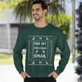 thumbnail image 3 of Funny Christmas Sweatshirt, Per My Previous Email Ugly Christmas Sweater, Office Humor Xmas Sweater,, 3 of 5