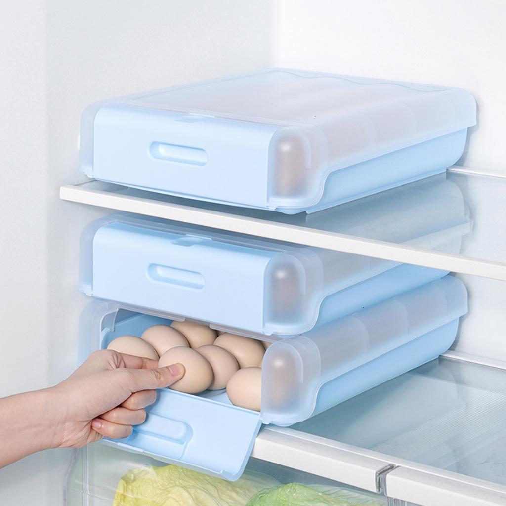 Refrigerator Egg Storage Container Egg Fresh-keeping Box Fruits Vegetable