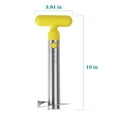 thumbnail image 4 of Mainstays 10" Pineapple Corer, Ergonomic Handle Stainless Steel Pineapple Slicer Peeler, 4 of 9