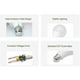 thumbnail image 3 of bombilla rgb e27 led lámpara de cambio de color regulable remota bombilla de color bombilla rgb conector E27, RGB+W 5W/A60 (función de memoria) - RGB+W 5W/A60 (función de memoria), 3 of 5