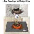 thumbnail image 3 of -Absorbent Pet Food Mat-Dog Food Mat Anti Stains Quick Dry Dog Mat for Food and Water Bowls-Dog Water Bowl Mat for Messy Drinker-Pet Supplies Mat for Dog Cat Puppy Kitten etc, 3 of 6