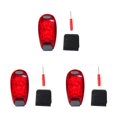 thumbnail image 2 of relayinert Waterproof LED Warning Light Portable Warning Light Multifunctional Night Cycling Lamp ABS Bike Taillight Red 3Set, 2 of 6