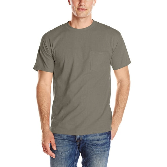 Hanes Men's Beefy-T With Pocket - 5190