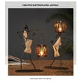 thumbnail image 4 of Inspired Tea Light Candle Holder with Metal Art Girl Figure, 4 of 10
