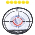 thumbnail image 1 of LOLIPPYY 1Set Golf Chipping Net with PU Practice Balls Nylon Net for Indoor and Outdoor Golf Training, 1 of 8