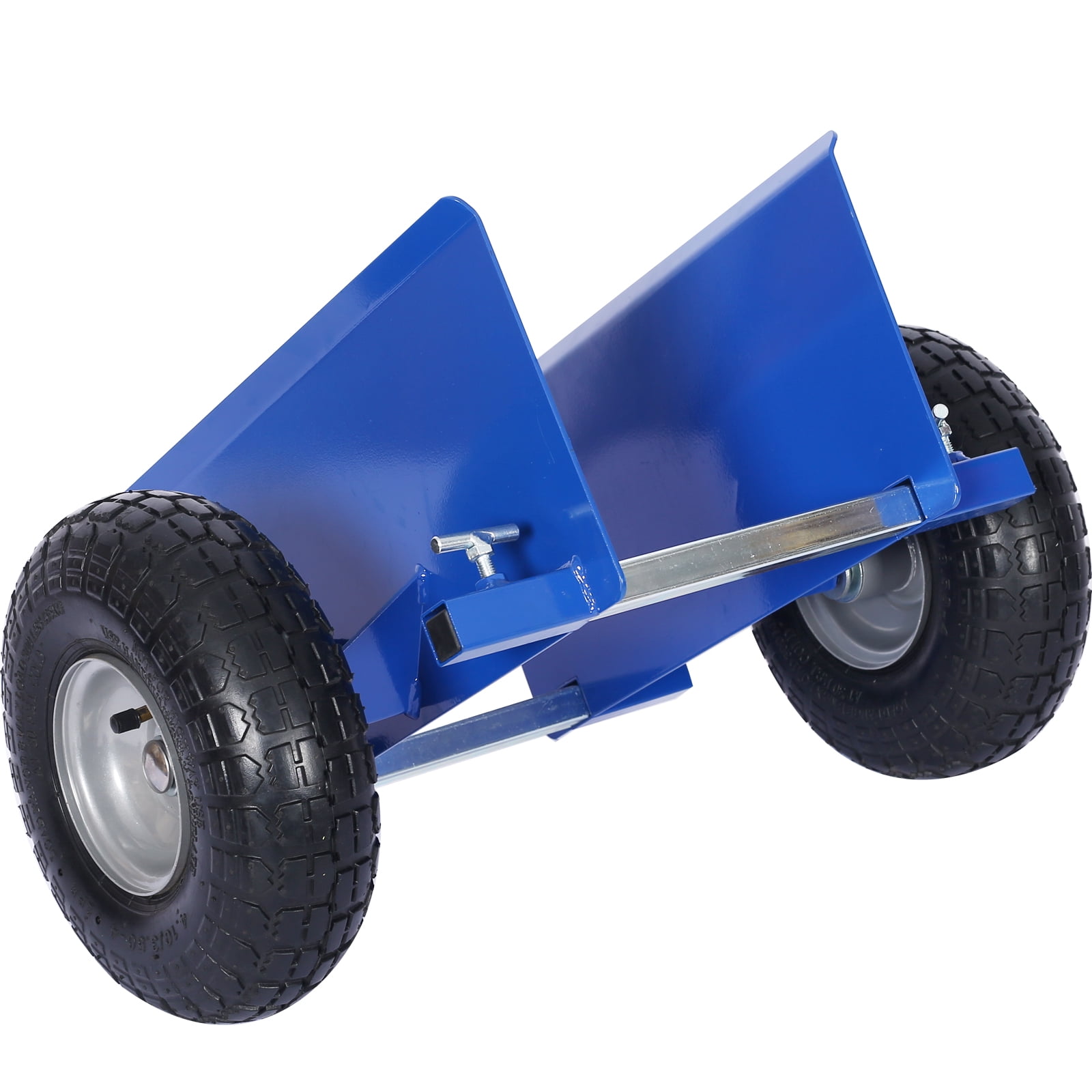 Holaki 600lb Panel Dolly, 10in Pneumatic Wheels, Blue