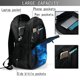 thumbnail image 4 of Fotbe Wolf Mochila con Estampado y Puerto USB para Hombre y Mujer, Mochila Antirrobo, Mochila de Viaje, Mochila Escolar, Mochila Universitaria, 4 of 7