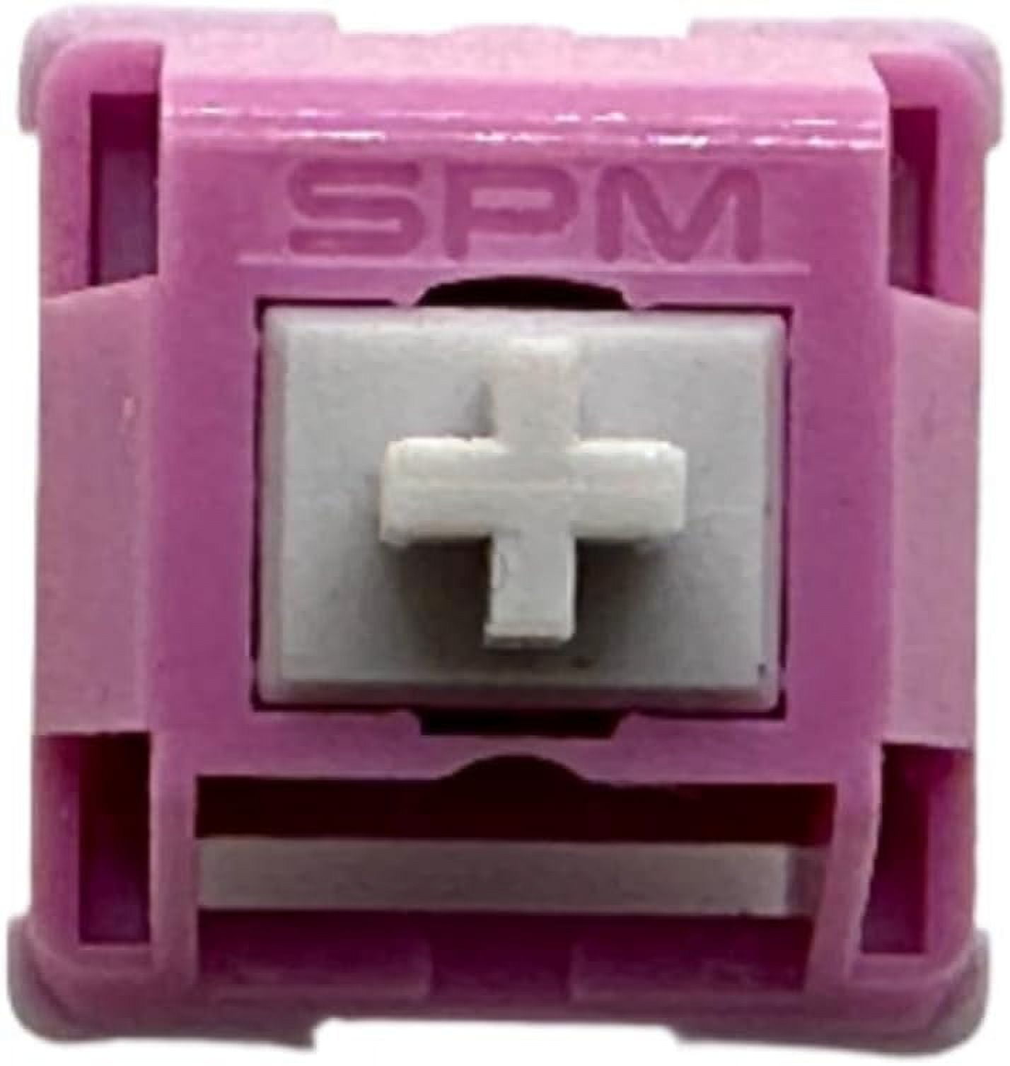 HMX Linear 5-Pin MX Mechanical Keyboard Switches For Custom Keyboards (HMX Hibiscus, 70 Switches)