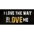 thumbnail image 2 of Lewis, Sheldon 18x10 Gold Ornate Wood Framed with Double Matting Museum Art Print Titled - The Way You Love Me, 2 of 4