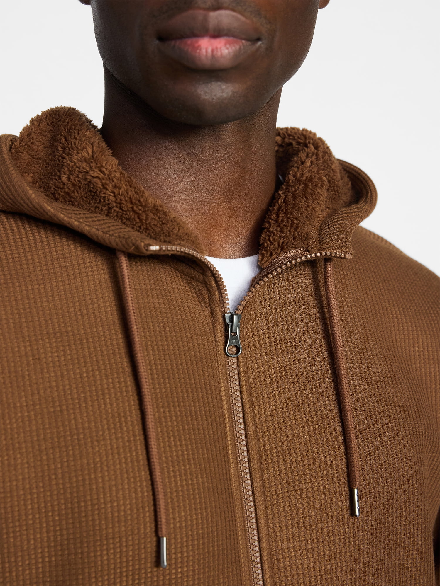 George Men's Thermal Hoodie, Sizes S-3XL