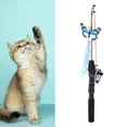 thumbnail image 2 of Colorido divertido gato palo caña de pescar varita juguetes dentición Yuyangstore Varita de gato gracioso, 2 of 7
