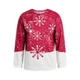 thumbnail image 2 of Gvmfive Women's Christmas Long Sleeve Round Neck Tops Blouse, 2 of 8