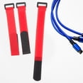 thumbnail image 4 of Miangastore Attaches de Gestion de Câble Rouge Nylon 20 Pcs 7.9 Po Petites Boucles, 4 of 9