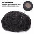 thumbnail image 4 of Benehair Mens Hair Loss Hair Wigs 100% Human Hair Toupee 100% Remy Human Hair Extensions Hairpiece Clip In 4" Grey US, 4 of 8