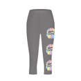 thumbnail image 3 of Pantalones de Ajuste Seco de la Moda de las Mujeres Imprimidas Leggings, Deporte de Yoga Elástico de Poliéster Elástico Respirable, 3 of 4