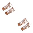 thumbnail image 1 of fastboy Ornements pour Cheveux Outils de Coiffure Robustes Simples Pince Latérale Pince à Pression Café 2Set, 1 of 6