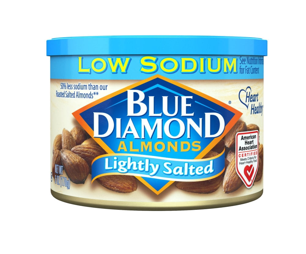 Blue Diamond Lightly Salted Almonds 6 oz - 5 Pack