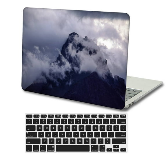 KSK KAISHEK Hard Shell Cover Only for 2019 2018 2017 2016 Released Newest MacBook Pro 15" with Retina Display Touch Bar + Black Keyboard Cover Model: A1990&A1707 Sky Series 0706