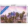 thumbnail image 3 of Cityscapes - Los Angeles, California Pastel Wall Poster, 14.725" x 22.375", 3 of 3