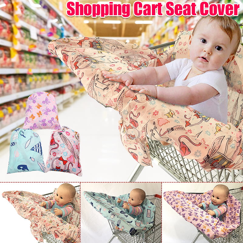 3 Pattern Unisex Germ-Free Easy To Carry Portable Baby Shopping Trolley ...