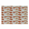 thumbnail image 1 of Orange Cutting Board, Blossoming Hand Drawn Lotus Leaves Garden Flowers Botanical Nature Theme, Decorative Tempered Glass Cutting and Serving Board, Small Size, Orange Ruby Salmon, by Ambesonne, 1 of 1