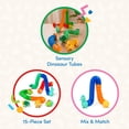thumbnail image 3 of Battat Li'l Dino Buddies Sensory Dinosaur Tubes 15 Pieces, Toddler and Preschool Toys for 2 Years +, 3 of 12