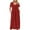 Multi-Color, variant on WIZUTIZ Sundresses for Women 2025 Trendy Baggy Plain Retro Solid Tank Dress Short Sleeve V-Neck Pleated Dress for Womens Midi Dress Comfy Shopping Dress Orange